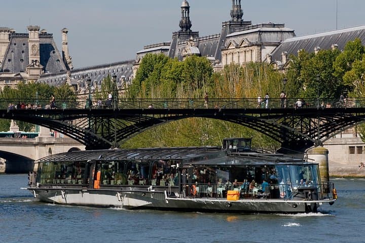 Paris by Rail with Sightseeing Bus and River Seine Lunch Cruise