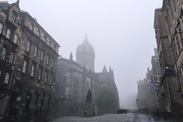 St Giles in the Mist of Edinburgh
