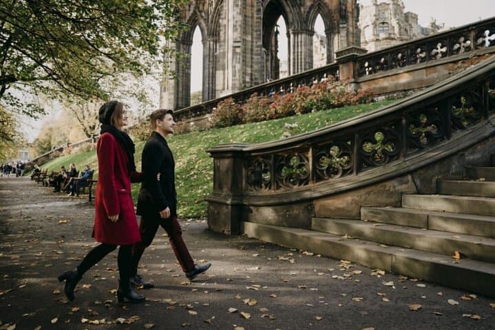 Private Photoshoot with Views of World Famous Edinburgh Castle