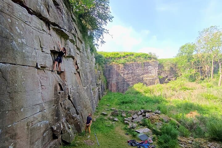 Private Rock Climbing in Scotland with Certified Instructor