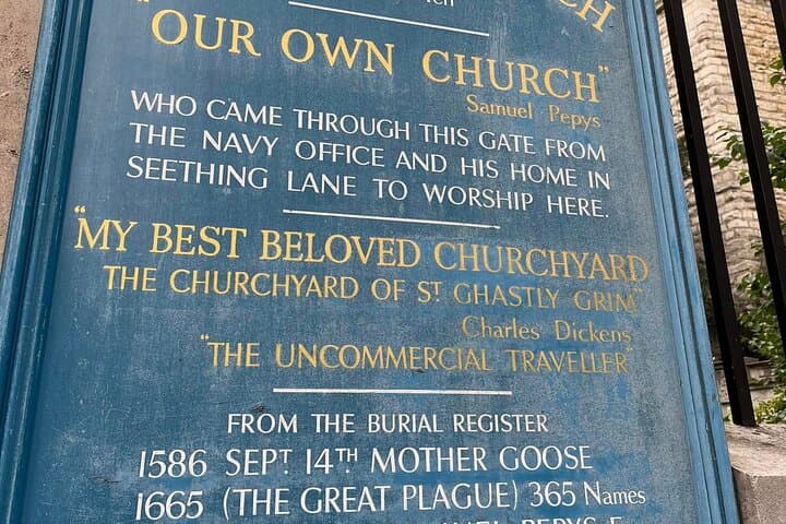 See the only memorial to the Great Plague