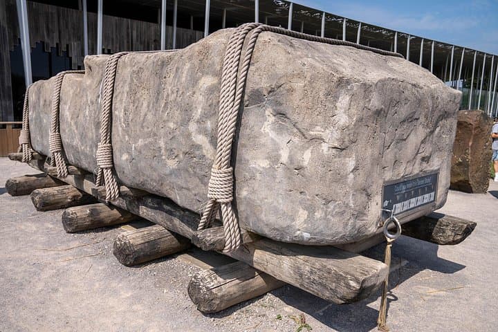 How the stones were moved.