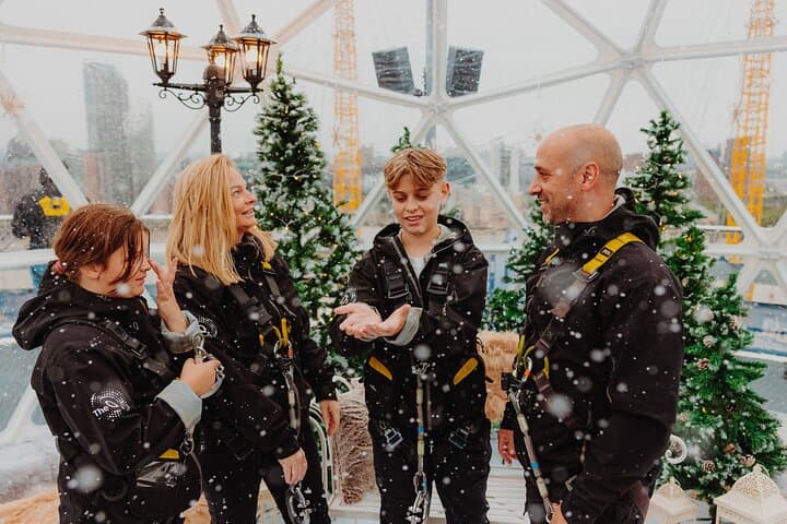 Up at The O2: Snow Globe Climb Experience with Guided Tour
