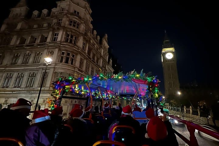 City Sightseeing London Christmas Lights Bus + Optional Add-Ons