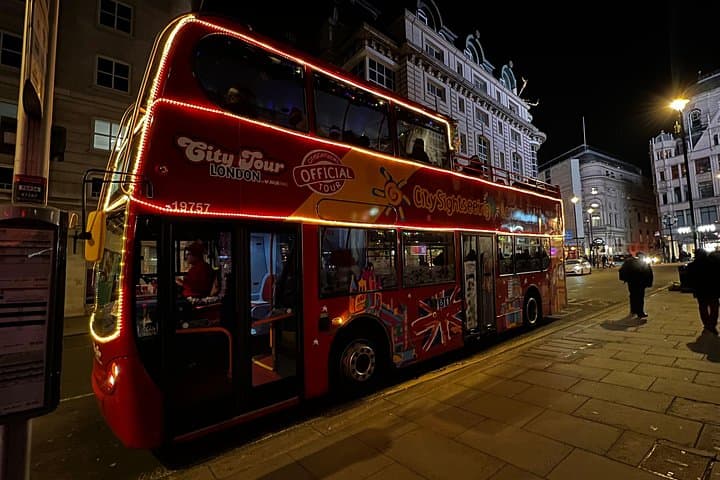 City Sightseeing London Christmas Lights Bus + Optional Add-Ons
