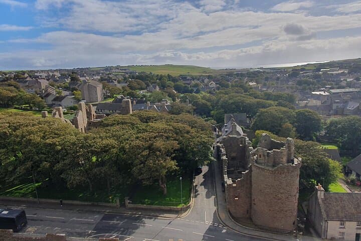 Area View of Earls and Bishop palaces