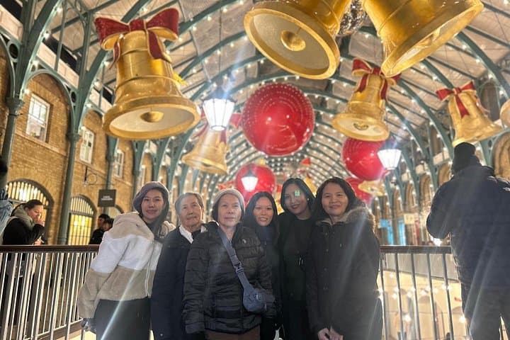 London Christmas Lights Private Black Cab Tour with Hotel Pick Up