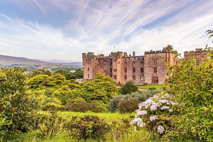Enjoy lunch overlooking the Castle and Valley.