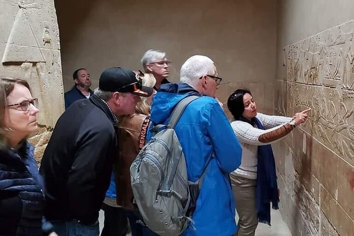 Private Tour to Saqqara Complex, Giza Pyramids and the Sphinx