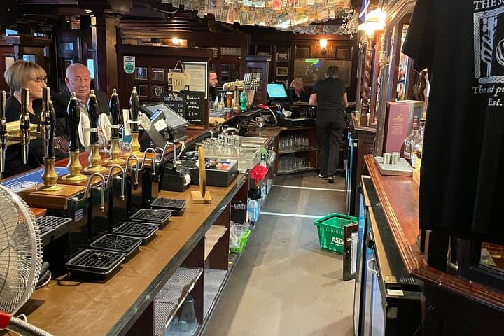 Behind the bar