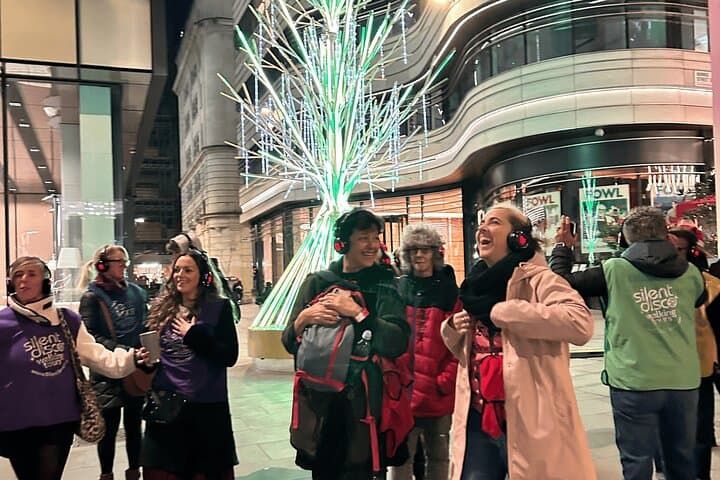 Group Laughing at xmas facts