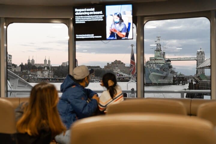 London: Uber Boat - Single Journey River Thames Cruise