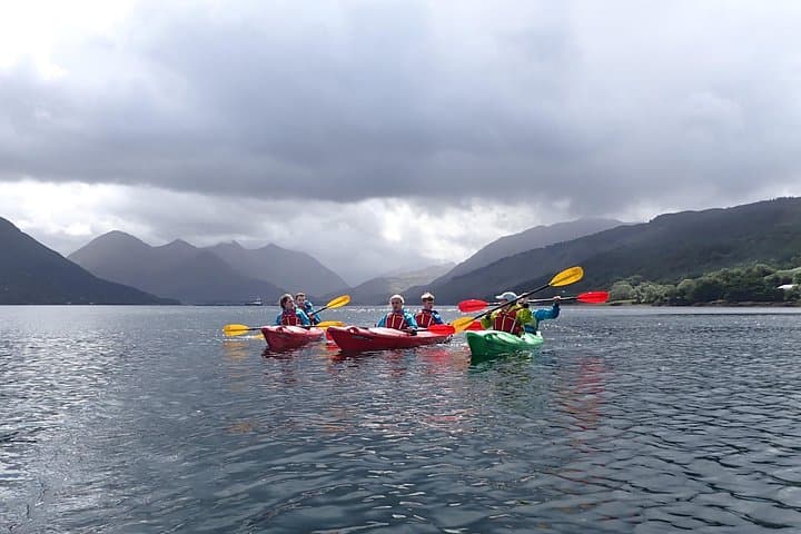 Double Kayaks on Loch Duich