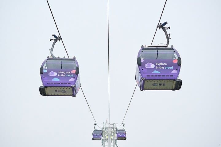London Cable Car & Uber Boat Return Thames River Journey
