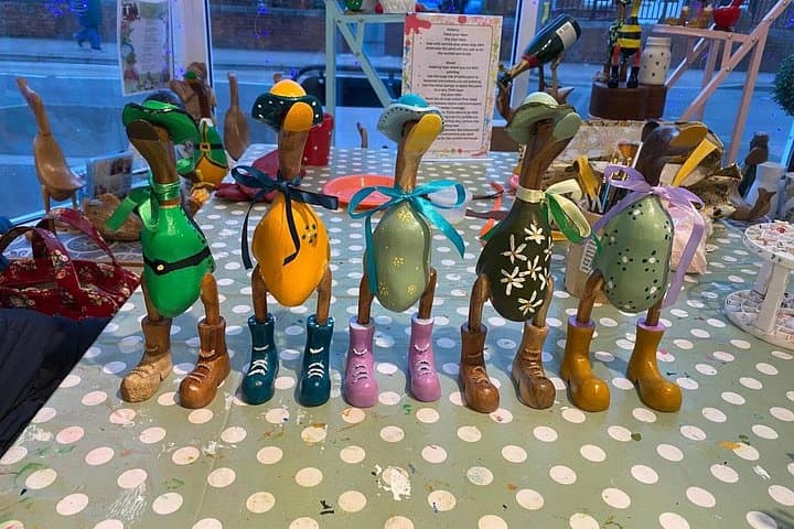 The Exmouth Wooden Duck & Pottery Painting Experience