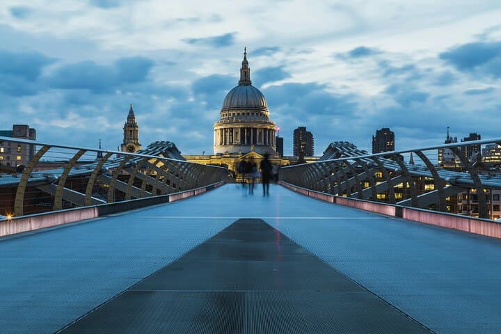 Captivating Moments at Millennium Bridge Professional Photoshoot
