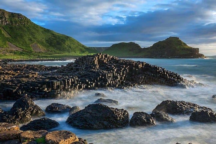 The constantly changing light conditions at Giant's Causeway make for amazing views
