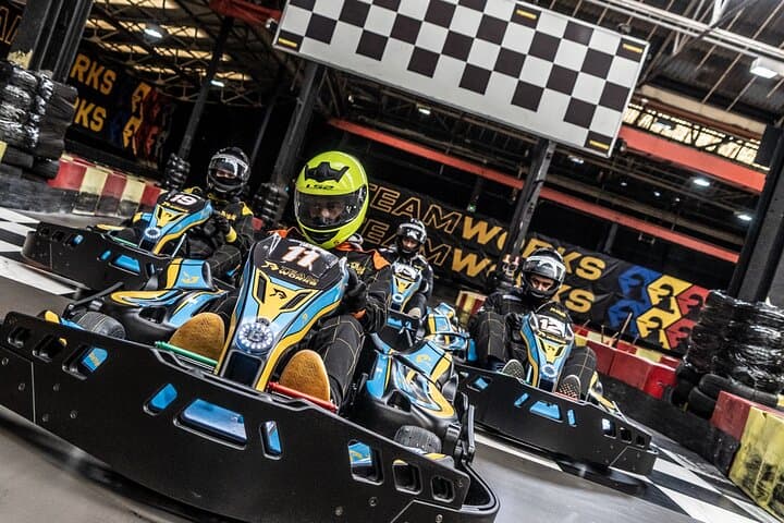 Huge Indoor Race Track