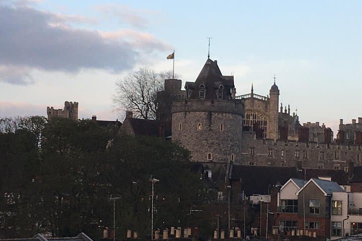 Castle with Royal Standard flying