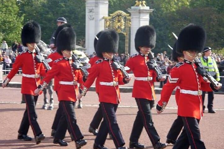 The King's Guard Soldiers During the Changing of the Guard