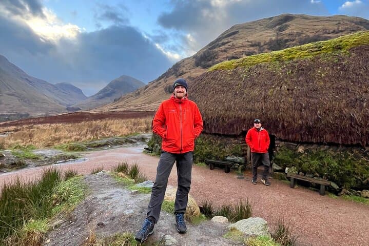 See an ancient turf house in Glencoe