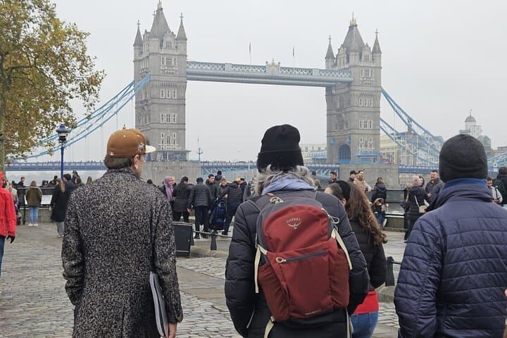 Heading for the world-famous Tower Bridge