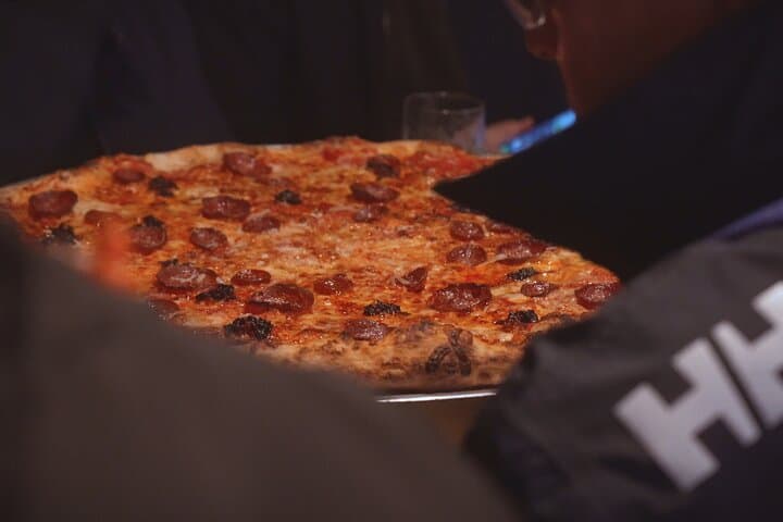 Award winning pizza on our private tour