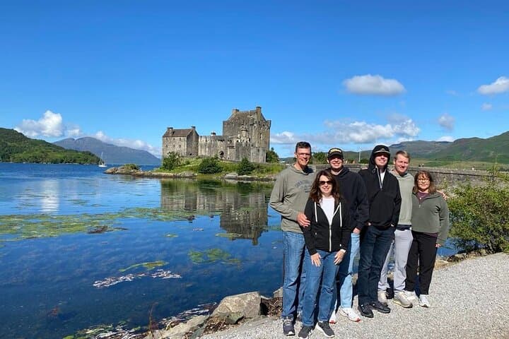 Visit iconic Eilean Donan Castle — a Highland highlight and perfect photo stop en route to Skye.