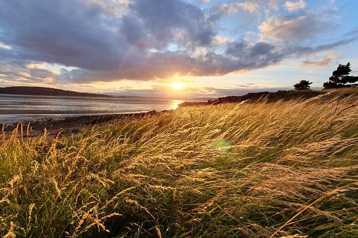 Sunset on Cramond Island, North-West Edinburgh