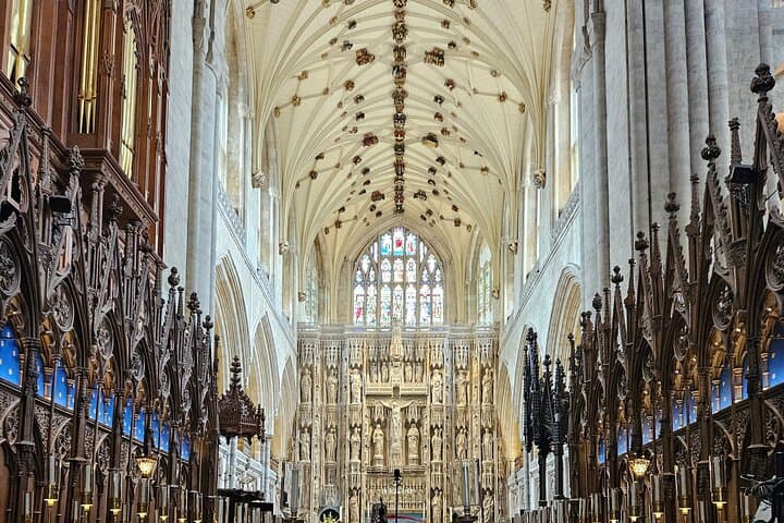 Inside Winchester Cathedral