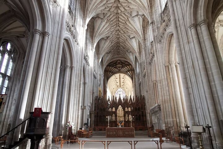 Inside Winchester Cathedral
