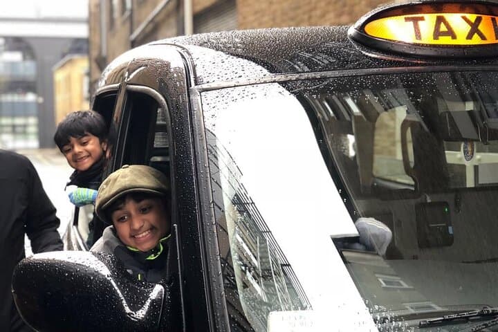 Photo in a Black Cab