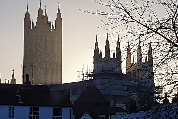 Canterbury Cathedral at sunset