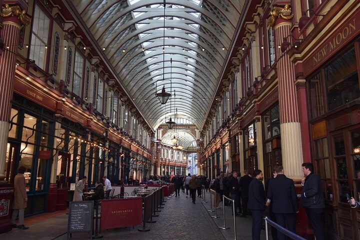 The stunning Leadenhall Market.