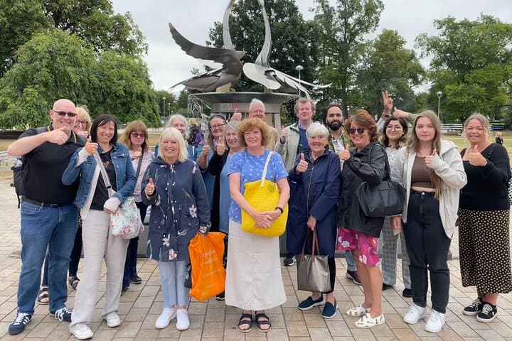 Stratford Town Walk at the Swan Fountain, Waterside (meeting place)