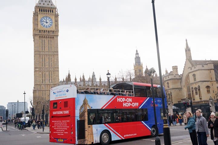 London Panoramic Open Top Bus Tour with Audio Guide