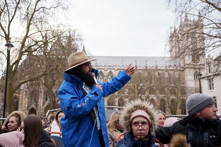 London Panoramic Open Top Bus Tour with Audio Guide
