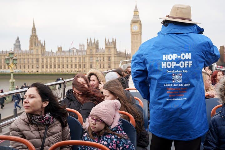 London Panoramic Open Top Bus Tour with Audio Guide