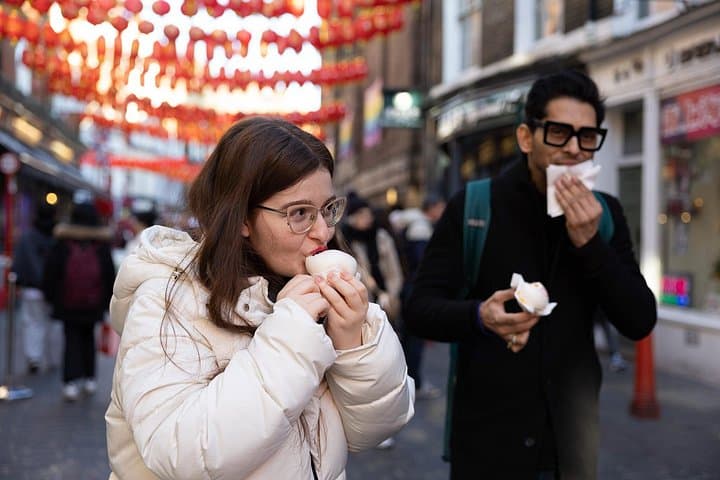 Bite into a soft and savory Chinese bun