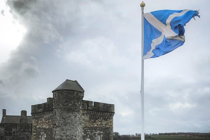 Blackness Castle & Saltire