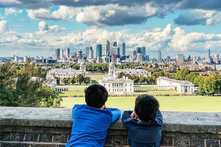 End in historic Greenwich for one of London's best views!