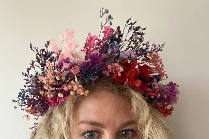 Flower crown and Fizz workshop