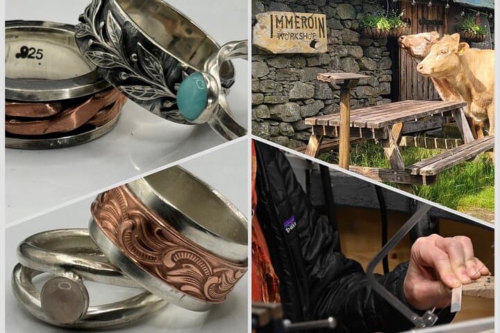 Rings made by guest attending the workshop.