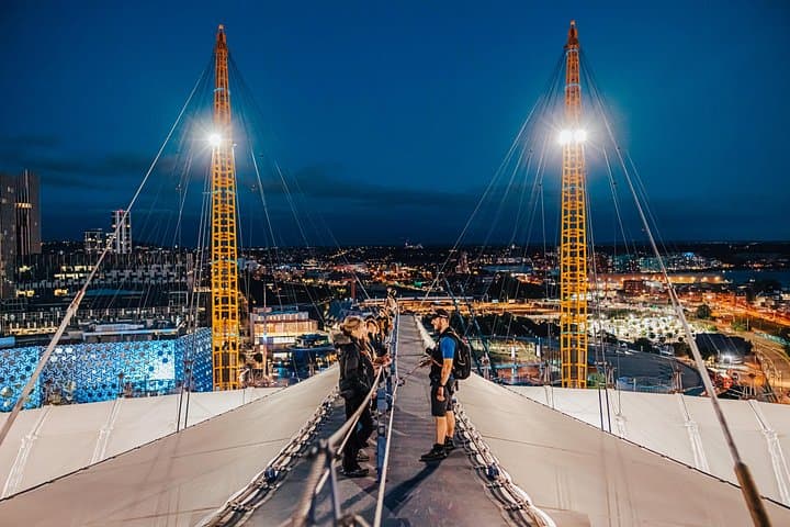 Up at The O2:Twilight Climb with Guided Tour with Panoramic Views