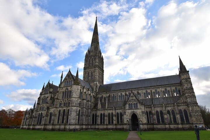 Sailsbury Cathedral. One of the finest examples of Gothic religious architecture in the UK.