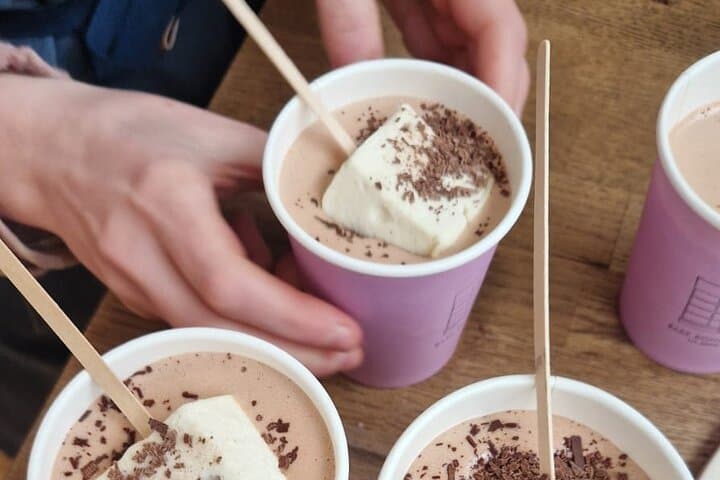 Hot chocolate made from Glasgow chocolate