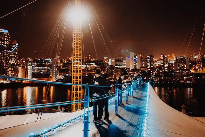 Up at The O2:Twilight Climb with Guided Tour with Panoramic Views