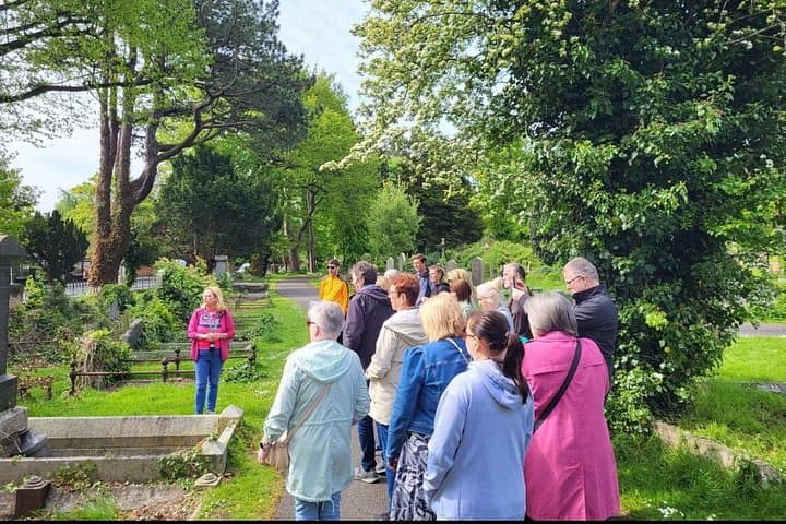 Belfast City Cemetery, home of the city's first Peace Wall