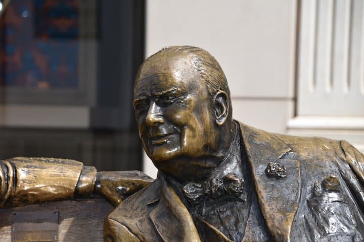 The Allies Statue of Sir Winston.