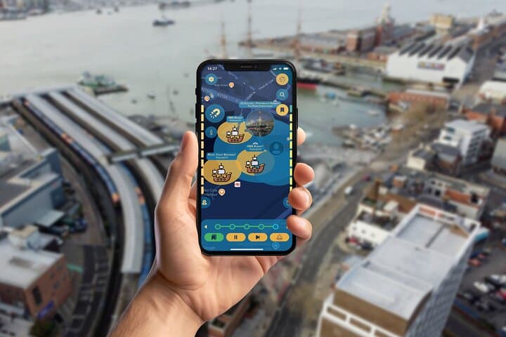 Rule Portsmouth GPS App Walking Tour Mobile Game
